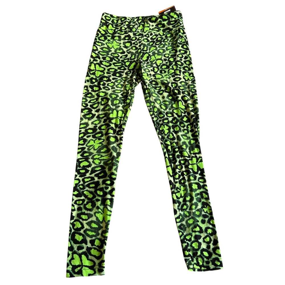 No Boundaries High Rise St. Patrick's Day Leopard Legging Womens Size Medium